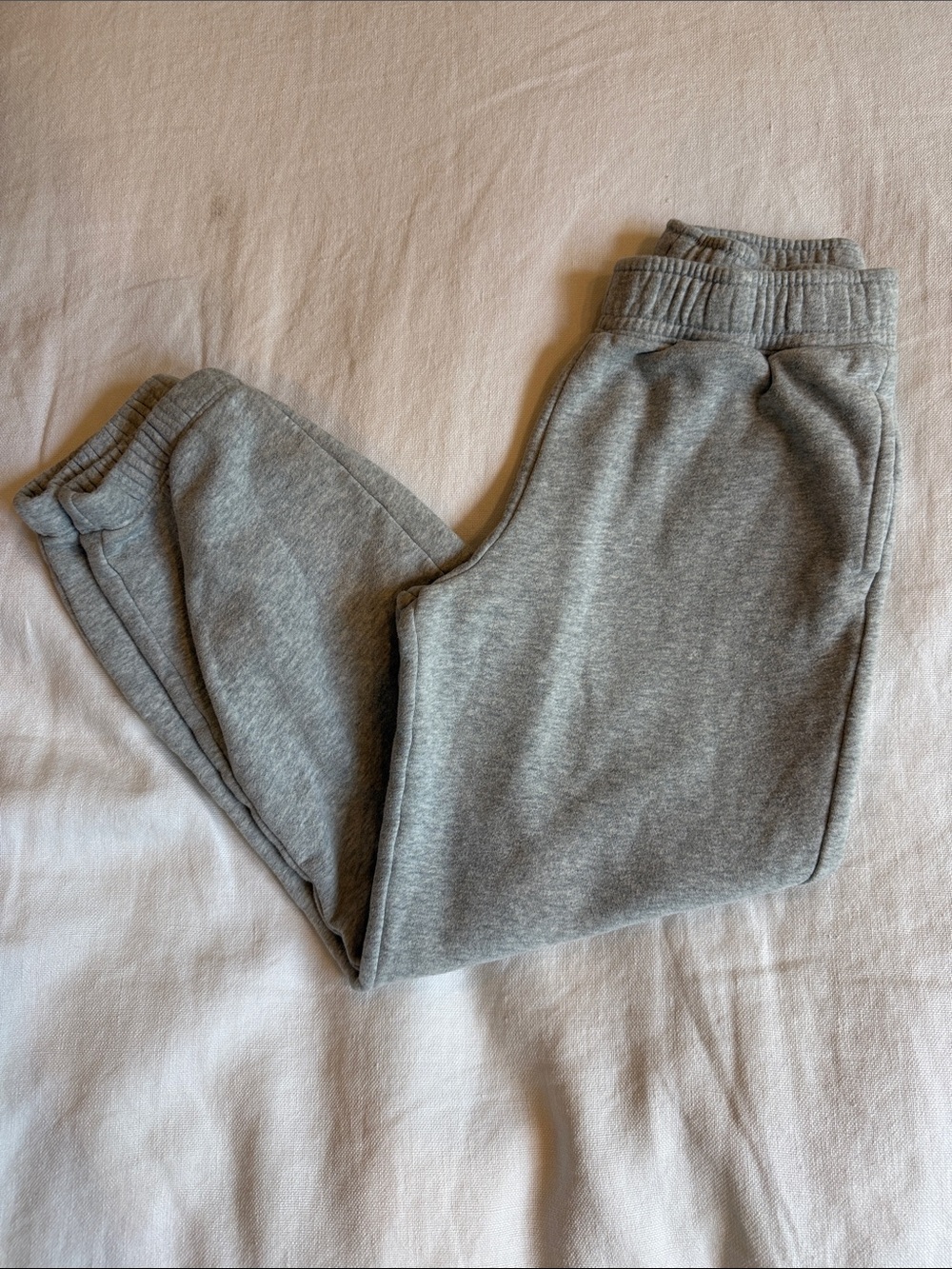 GAP Kids Gray Fleece Jogger Sweatpants
